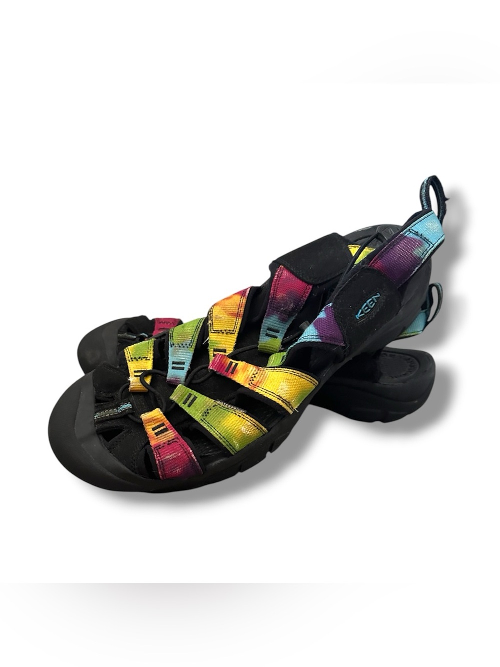 Keen Newport Retro Tie Dye Strappy Sandals Men’s Size 15 Gorpcore Hippie Summer